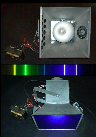 Mercury vapor blacklight flood