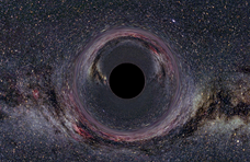 illustration of a black hole